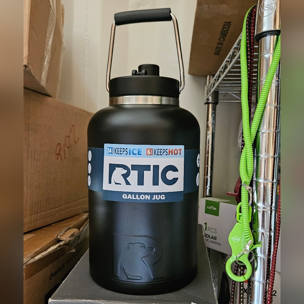 RTIC Black Gallon Jug